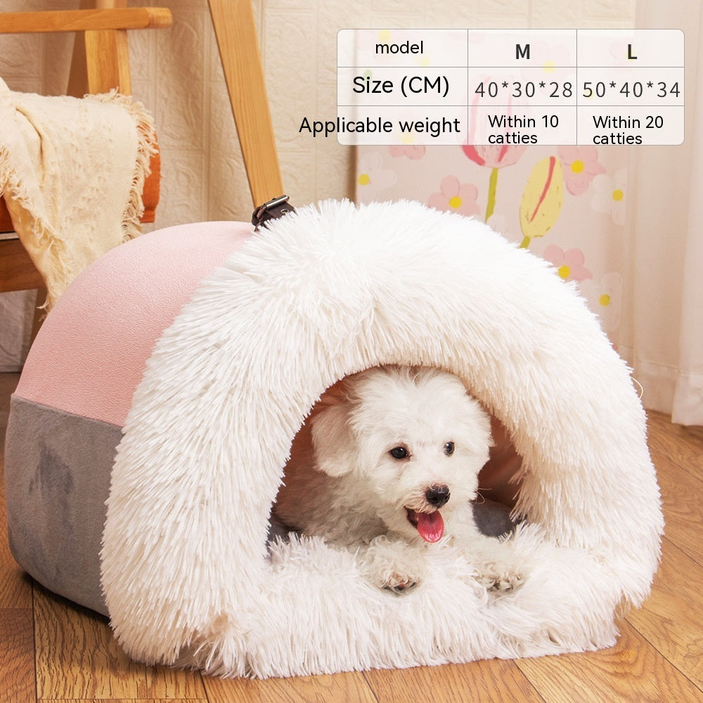 Portable dog bed