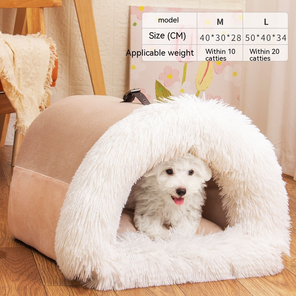 Portable dog bed